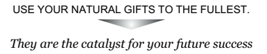 Use your natural gifts
