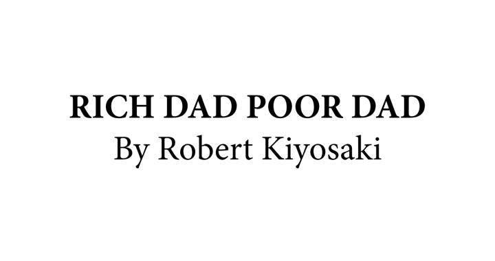 rich dad poor dad summary banner