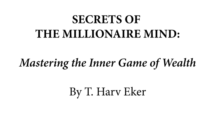Secrets of the Millionaire Mind banner