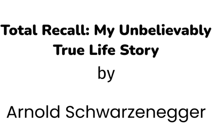Total Recall Arnold Schwarzenegger