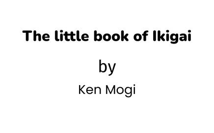ikigai book