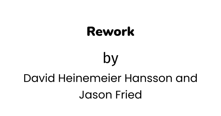 rework book