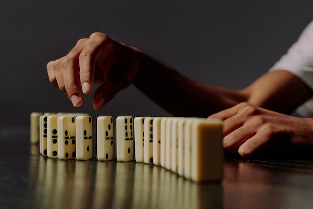 the tipping point dominoes